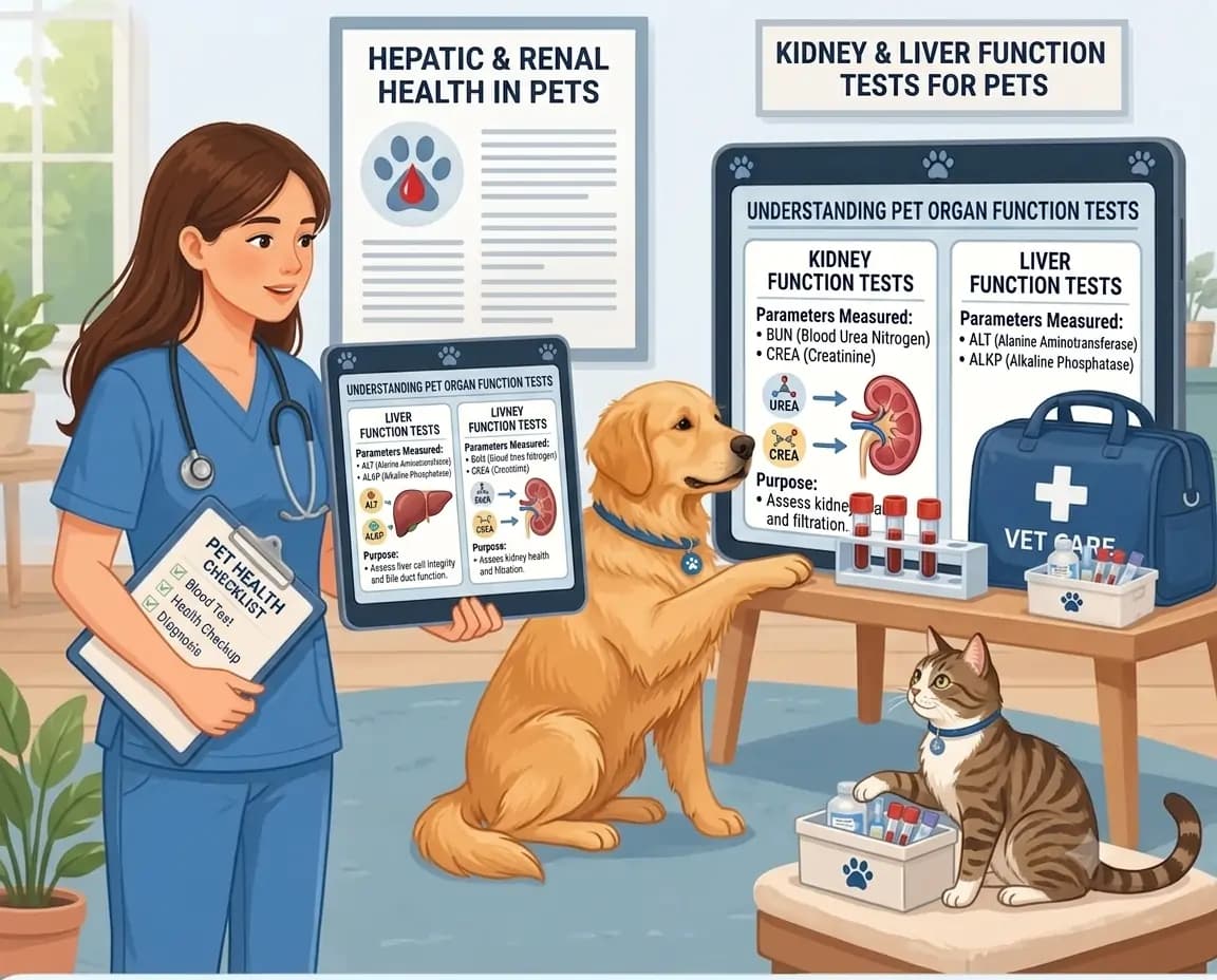 Kidney & Liver Function Tests for Pets: Early Detection Guide for Delhi NCR Pet Parents