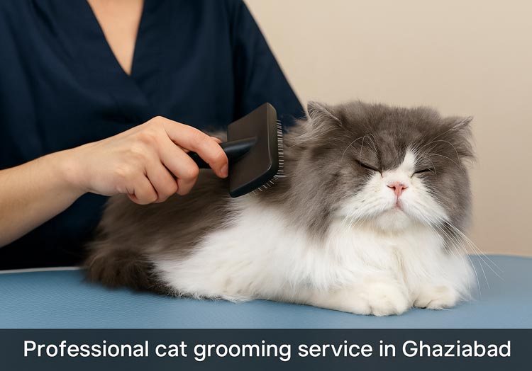 professional cat grooming service in Ghaziabad